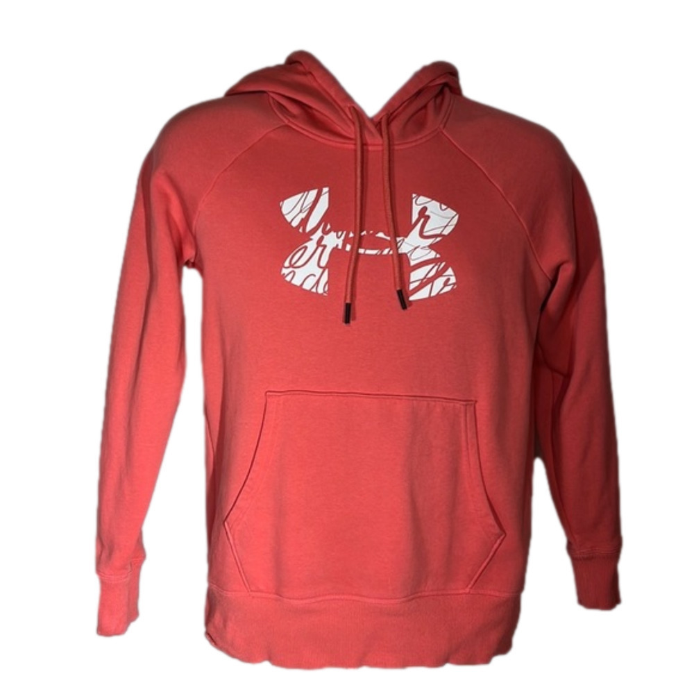 under Armour hoodie size XS, Cantaloupe color, in good condition